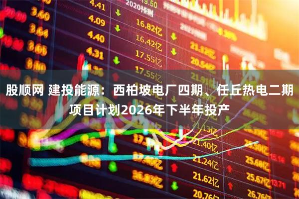 股顺网 建投能源：西柏坡电厂四期、任丘热电二期项目计划2026年下半年投产